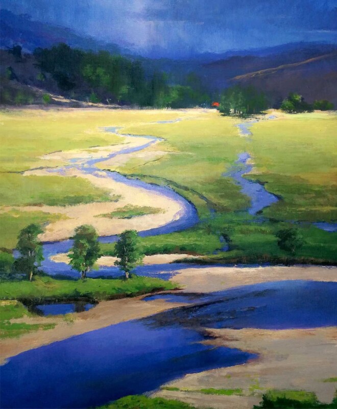 Image of Blue Thunder, The River Dee by Colin Robertson